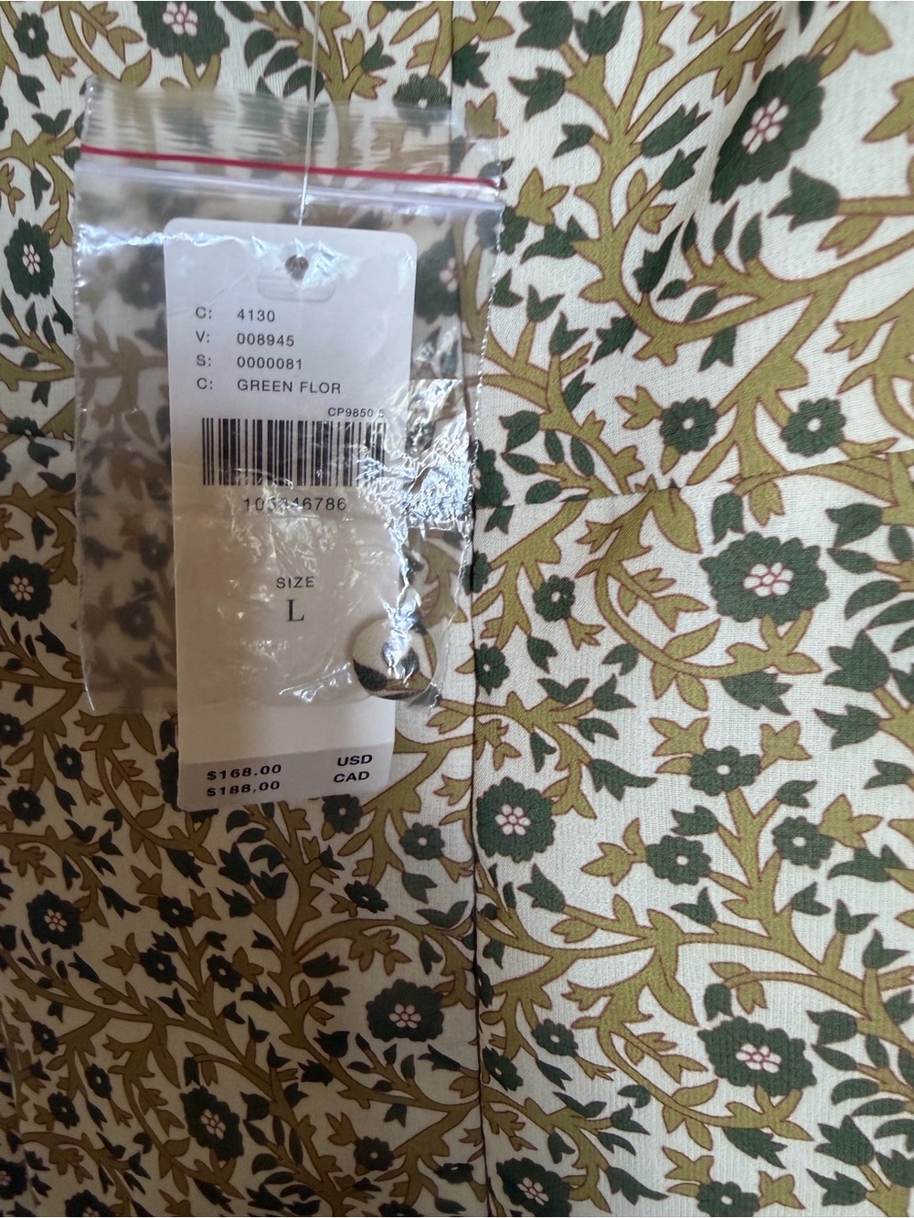 Anthropologie Mustard Floral Maxi Dress - Picture 3 of 4